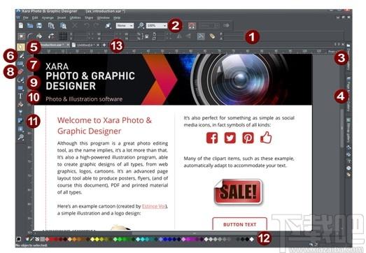 Xara Photo&Graphic Designer下载,照片编辑设计软件,图像处理,图片编辑